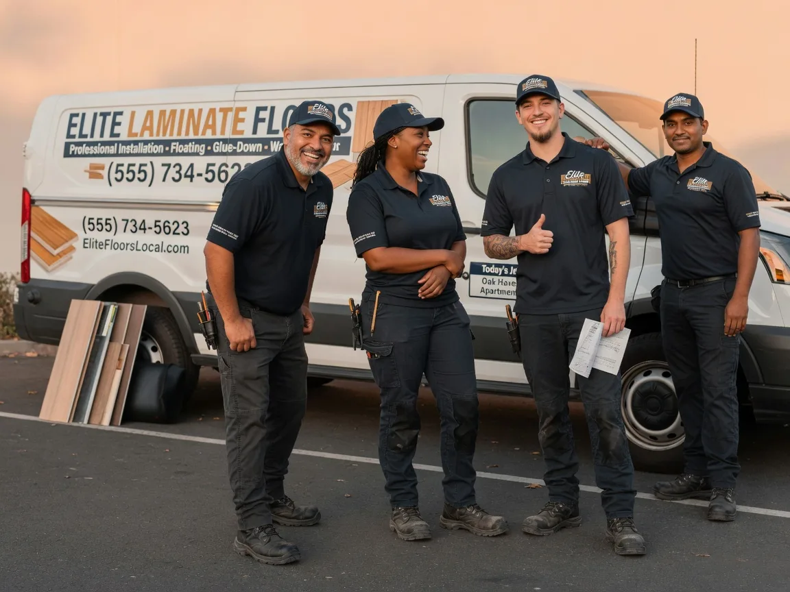 Laminate flooring installation company in Delmont, SD